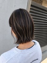ソレイユバイエルズ(soleil by ailes)&nbsp;外はねボブXハイライト