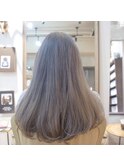 #アディクシー　ブルーシルバーアッシュ　ナチュラルグラデ