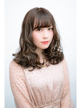 ヘアーズ ベリー 塚口店(hairs BERRY) ゆるふわセミロング