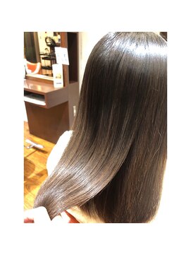 ヘアメイク アリエス 岩切店(HAIR MAKE aries) 【仙台 美容室 aries 縮毛矯正】広がる髪にも髪質改善ストレート