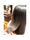 【仙台 美容室 aries 縮毛矯正】広がる髪にも髪質改善ストレート