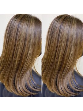 フェイス 大船(FACE) 西原流~白髪染めベージュブラウンハイライト