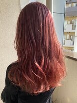 ブラッディオレンジ　ヘアカラー　【池袋】