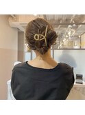おしゃれ結婚式パーティーヘアアレンジ[名駅/名古屋駅前]