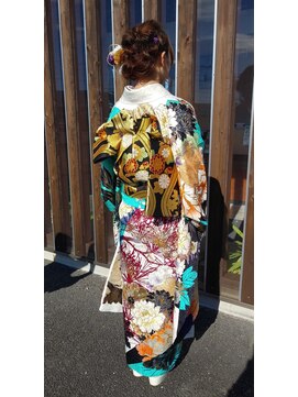 ラスティー(hair collection Rusty) 成人式振袖着付け