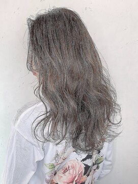 アレンヘアー 九条店(ALLEN hair) ダークグレーラベンダーハイライト