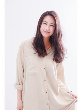 マッシュアンドマッシュアヴェダ ららぽーと福岡店(mash&mash AVEDA) 20代30代40代◎重めのロングカール/髪質改善/白髪染め