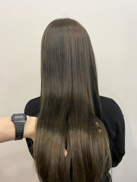 エニー 四条大宮(aNy) 【ブリーチ無し】オリーブベージュ