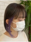 インナーカラー/ボブスタイル/ダブルカラー[日暮里/日暮里駅]