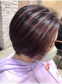 【バレイヤージュ】×【バイオレット】