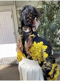 卒業式ヘアセット
