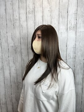 ビューティドレッセヤマノ 池袋パルコ(Beauty Dresse YAMANO) サラサラロング　パープルアッシュ