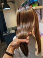 アルーシェ elua店(Alushe)&nbsp;ダメージを感じさせない艶々酸性ストレート!!!