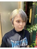 プライズ 錦糸町北口店(prize) ホワイトブロンド×シルバーグレー錦糸町北口