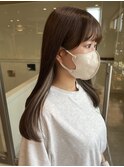 10代20代30代大人かわいい艶感グレージュインナカラー
