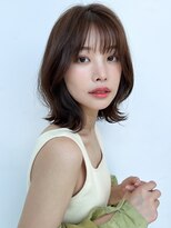 ロンド エスポワール 錦糸町(Lond espoir)&nbsp;〇韓国前髪くびれ巻きヨシンモリピンクベージュシースルーバング