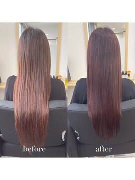 リアン 四条大宮店(Lien) 『髪質改善』カラーエステ（白髪染め、グレイカラー対応）