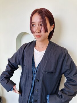 ユー(yew) mini bob + 姫カット