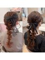 ヘアセットサロン ミント(Hair set salon MINT) 編み下ろし、ルーズ系