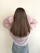 リト(riTo)&nbsp;20代暗めカラーデザインカラーロングオリーブグレージュベージュ