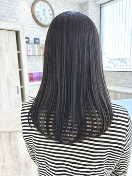 ラグ(RAG) 黒く見えすぎない暗髪/オリーブベージュ