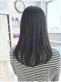黒く見えすぎない暗髪/オリーブベージュ