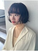 ボブパーマ/パーマボブ/ミニボブパーマ/ワイドバング/くせ毛