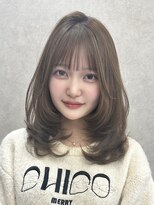 ロンド レア 天神大名店(Lond Le’a)&nbsp;髪質改善メルティーベージュカラー小顔レイヤーカット天神大名