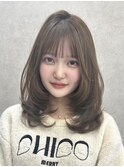 髪質改善メルティーベージュカラー小顔レイヤーカット天神大名