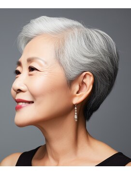 グレープ(grape) グレイヘアショート