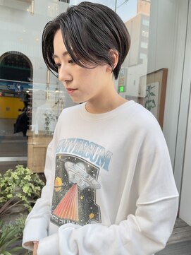 ヌード(NUDE) NUDE20代30代40代センターパートショート ハンサムショート