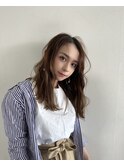 透明感UPグレージュカラー