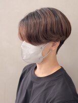 センターパートニュアンスパーマ韓国カルマパーマコンマヘア