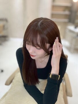ジーナ 博多(Zina) 王道ブラウン♪顔周りカット♪