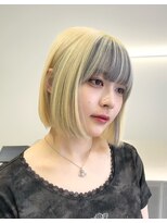 ジア(XIA)&nbsp;インナーカラー/デザインカラー韓国レイヤーカットケアブリーチ