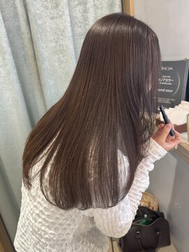 ロンドアジュール 横浜(Lond azur) 暗めカラー/韓国風巻き/レイヤーカット/髪質改善/縮毛矯正/横浜