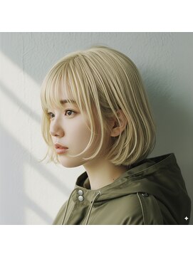 コトナ 越谷店 忙しい30代に人気！越谷の時短ショートボブ×ヘーゼルグレージュ