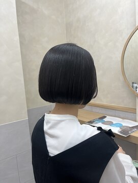 フレーム へアアンドトリートメント 天王寺北口店(FRAME) 丸みボブ