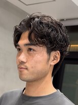 フィフスパーク(fifth PARK)&nbsp;渋谷ラルフカールスペインカールメンズカットセンターパート