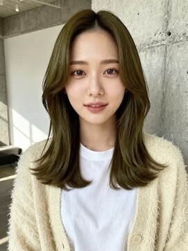 エイチ 大阪梅田(H) グレージュショート裾カラーベリーショートラベンダーグレージュ