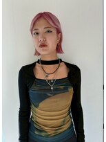 ヘアーオーパス&nbsp;ピンクデザインカラー