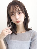 リヤン 表参道(lyann) モテ髪アンブレラカラーエアリーカールピンクベージュ前髪