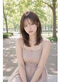 【艶髪デザイン！髪に優しい縮毛矯正＆カット】　