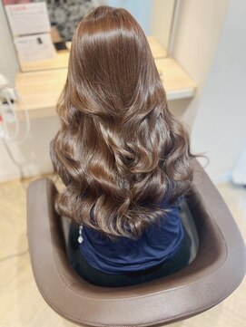 チェレ ブラン 堺東店(Chere brun) 30代艶髪カラー×大人のデザインカラー×ミルクティーブラウン