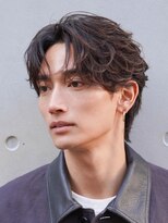 フィフスパーク(fifth PARK) 渋谷mensアクティブショートフェザーパーマセンターパート