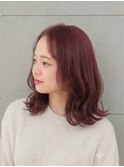 ～Lien谷崎～ふんわりピンク系ミディ