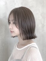 ジールサロン 学園の森店(ZEALSALON) グレージュカラー アッシュカラー 外ハネボブ