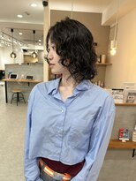 アト(Ato.)&nbsp;大人カジュアルな抜け感ミディアムボブパーマ【菅井】