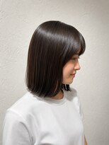 ソーエン バイ ヘッドライト 横須賀中央(soen by HEADLIGHT)&nbsp;艶感切りっぱなしボブ［20代30代40代50代］
