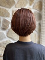 ヘアリゾート バルボア アイランド(hair resort Balboa Island)&nbsp;丸みボブ×レッドブラウン